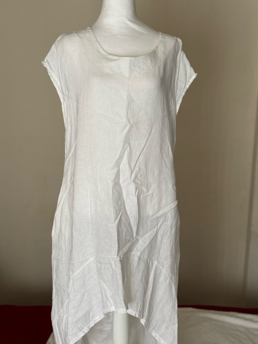 Meo Meli White Linen Tunic Dress